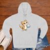 Cute Volleyball Cat Hoodie Purr-fect Pass Fleece Pullover Cute Volleyball Cat Hoodie Purr-fect Pass Fleece Pullover