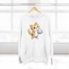 Cute Volleyball Cat Hoodie Purr-fect Pass Fleece Pullover Cute Volleyball Cat Hoodie Purr-fect Pass Fleece Pullover