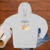 Cute Volleyball Cat Hoodie — "Purr-fect Pass" Fleece Pullover