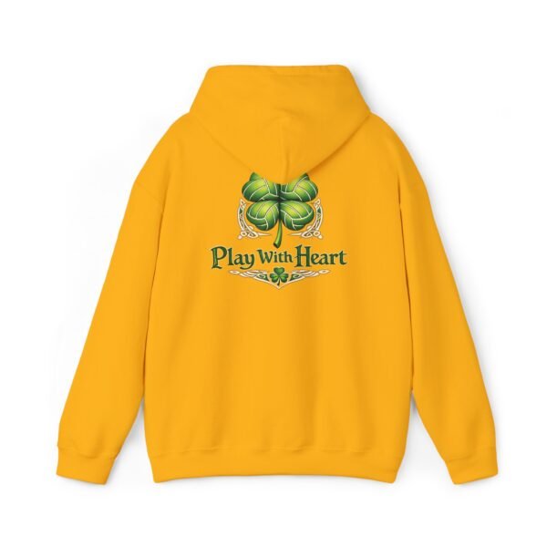 Irish Volleyball Hoodie, Shamrock Volleyball Sweatshirt, Irish Roots Volleyball Heart, St Patricks Day Volleyball Gift Irish Volleyball Hoodie, Shamrock Volleyball Sweatshirt, Irish Roots Volleyball Heart, St Patricks Day Volleyball Gift