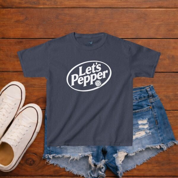 Kids T-Shirt — "Let's Pepper" Retro Logo Tee for Children Kids T-Shirt — "Let's Pepper" Retro Logo Tee for Children