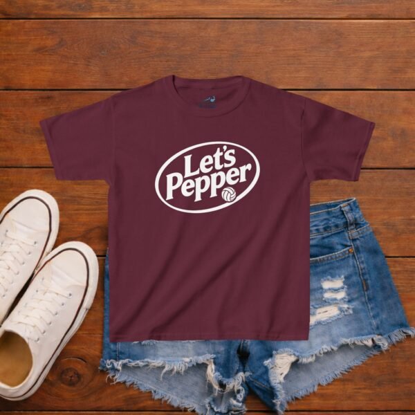Kids T-Shirt — "Let's Pepper" Retro Logo Tee for Children Kids T-Shirt — "Let's Pepper" Retro Logo Tee for Children