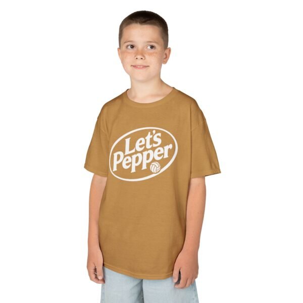 Kids T-Shirt — "Let's Pepper" Retro Logo Tee for Children Kids T-Shirt — "Let's Pepper" Retro Logo Tee for Children