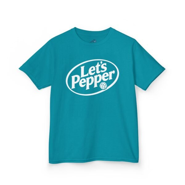 Kids T-Shirt — "Let's Pepper" Retro Logo Tee for Children Kids T-Shirt — "Let's Pepper" Retro Logo Tee for Children