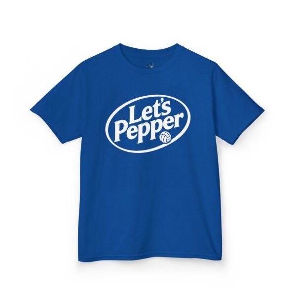 Kids T-Shirt — "Let's Pepper" Retro Logo Tee for Children Kids T-Shirt — "Let's Pepper" Retro Logo Tee for Children