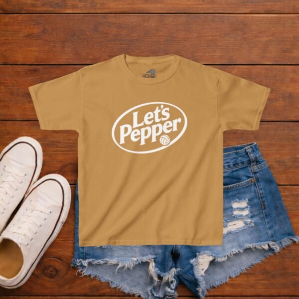 Kids T-Shirt — "Let's Pepper" Retro Logo Tee for Children Kids T-Shirt — "Let's Pepper" Retro Logo Tee for Children