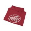 Lets Pepper Volleyball Hoodie | Retro Volleyball Warm Up Hoodie for Indoor Season