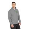 Lucky Shamrock Quarter Zip Grey Fleece Pullover Cotton Heritage M2475 St Patricks Day Sweatshirt Irish Clover Zip Up Lucky Shamrock Quarter Zip Grey Fleece Pullover Cotton Heritage M2475 St Patricks Day Sweatshirt Irish Clover Zip Up