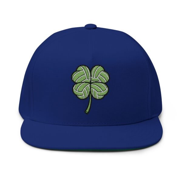 Lucky Volleyball Hat Embroidered Four Leaf Clover Cap White Snapback St Patricks Day Gift Volleyball Player Irish Sportswear Lucky Volleyball Hat Embroidered Four Leaf Clover Cap White Snapback St Patricks Day Gift Volleyball Player Irish Sportswear
