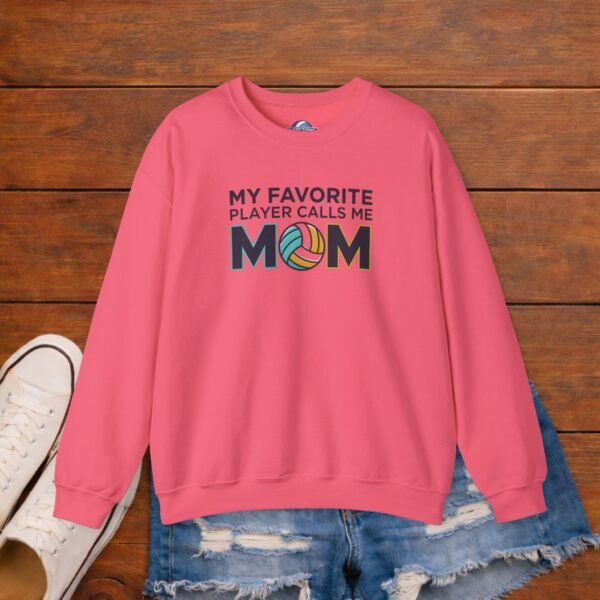 My Favorite Player Calls Me Mom Volleyball Sweatshirt | Cozy Game Day Crewneck My Favorite Player Calls Me Mom Volleyball Sweatshirt | Cozy Game Day Crewneck