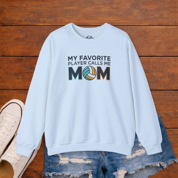 My Favorite Player Calls Me Mom Volleyball Sweatshirt | Cozy Game Day Crewneck My Favorite Player Calls Me Mom Volleyball Sweatshirt | Cozy Game Day Crewneck