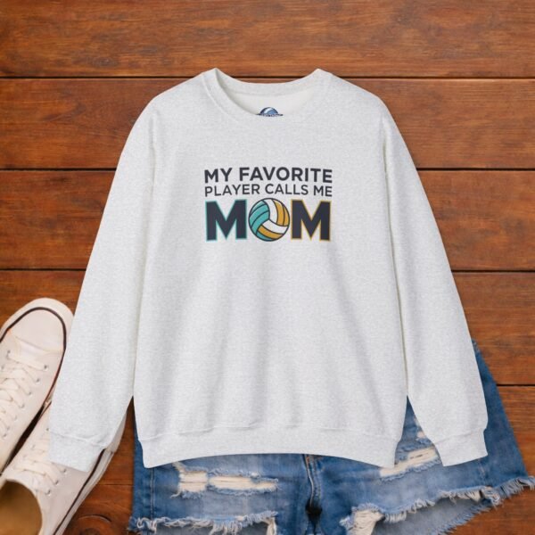 My Favorite Player Calls Me Mom Volleyball Sweatshirt | Cozy Game Day Crewneck My Favorite Player Calls Me Mom Volleyball Sweatshirt | Cozy Game Day Crewneck