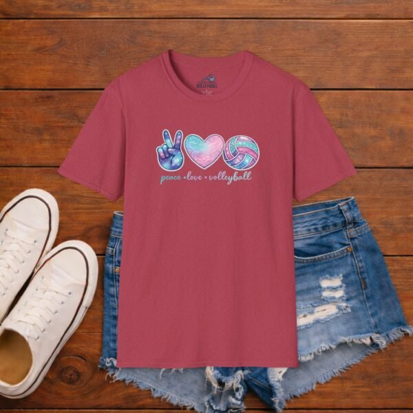 Peace Love Volleyball T shirt