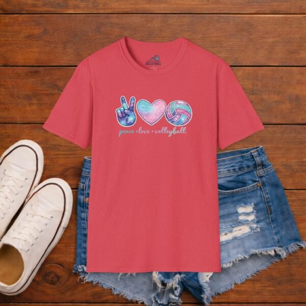 Peace Love Volleyball T shirt