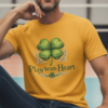Play With Heart Irish Volleyball Shirt | Shamrock Volleyball Fan Gift