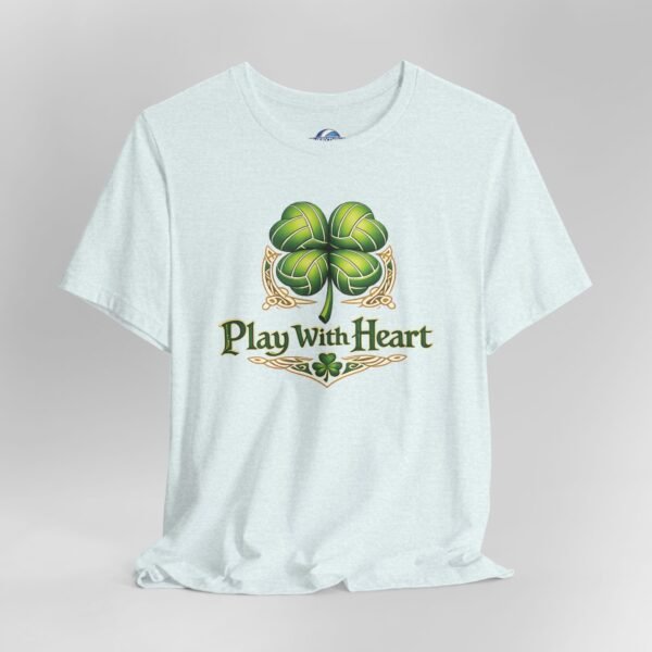 Play With Heart Irish Volleyball Shirt | Shamrock Volleyball Fan Gift
