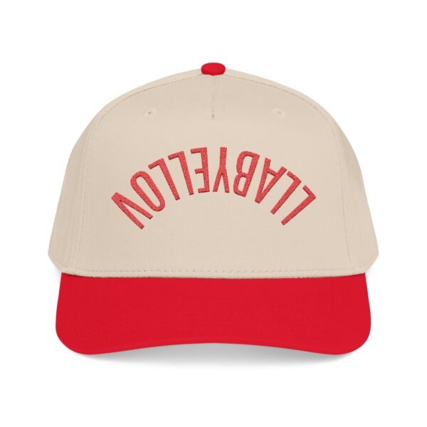 Playful Arched Text VOLLEYBALL  Baseball Cap | Two-Tone Embroidered Curved Logo