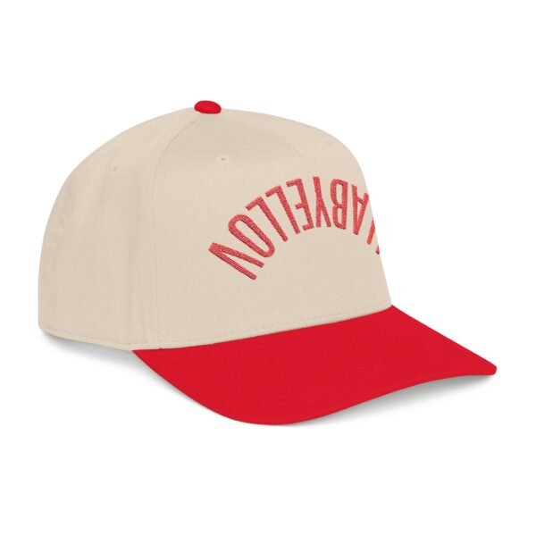 Playful Arched Text VOLLEYBALL  Baseball Cap | Two-Tone Embroidered Curved Logo
