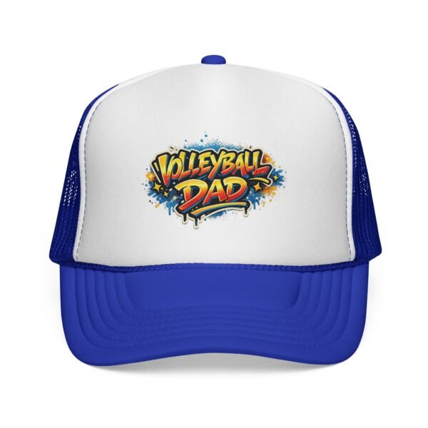 Volleyball Dad Trucker Cap — Patriotic Red, White & Blue Volleyball Dad Hat Volleyball Dad Trucker Cap — Patriotic Red, White & Blue Volleyball Dad Hat