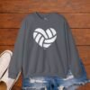 Volleyball Heart Crewneck Sweatshirt | Minimal Volleyball Mom Game Day Sweatshirt