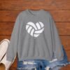 Volleyball Heart Crewneck Sweatshirt | Minimal Volleyball Mom Game Day Sweatshirt