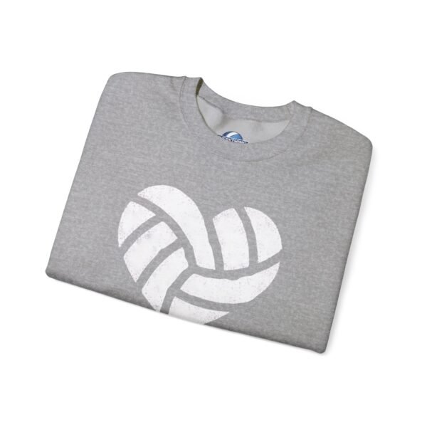 Volleyball Heart Crewneck Sweatshirt | Minimal Volleyball Mom Game Day Sweatshirt