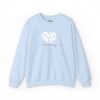 Volleyball Heart Crewneck Sweatshirt — 'volleyball' Script Comfort Pullover