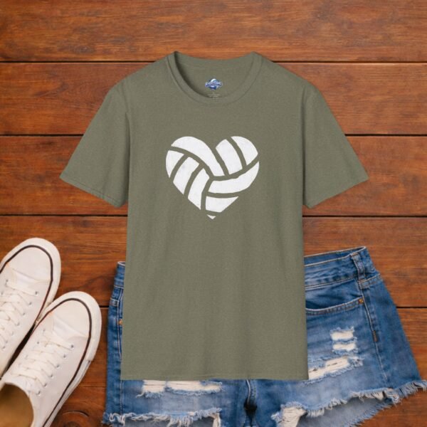 Volleyball Heart T-Shirt — Volleyball Lover Tee Volleyball Heart T-Shirt — Volleyball Lover Tee