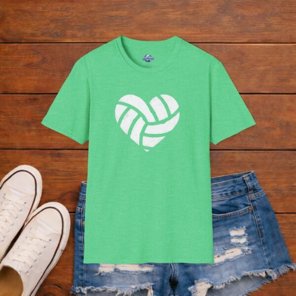 Volleyball Heart T-Shirt — Volleyball Lover Tee Volleyball Heart T-Shirt — Volleyball Lover Tee