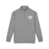 Volleyball Heart Vibes Quarter Zip Fleece Pullover Grey Cotton Heritage M2475 Sweatshirt Gift for Volleyball Mom Player Coach Fan Volleyball Heart Vibes Quarter Zip Fleece Pullover Grey Cotton Heritage M2475 Sweatshirt Gift for Volleyball Mom Player Coach Fan