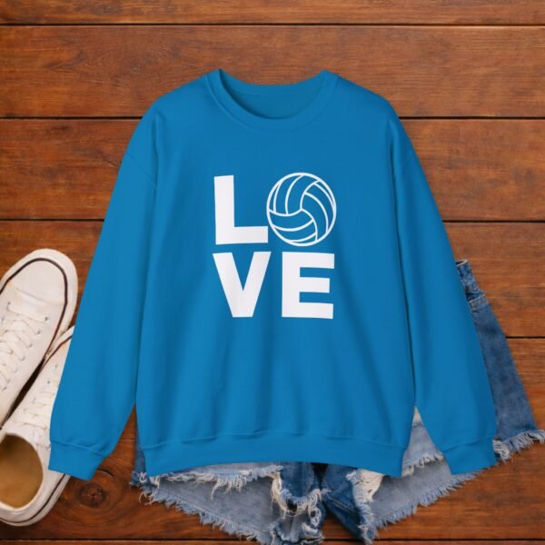 Volleyball Love Crewneck Sweatshirt Volleyball Love Crewneck Sweatshirt