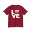 Volleyball Love Logo Tee for Children