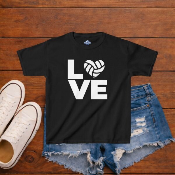Volleyball Love Logo Tee for Children