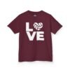 Volleyball Love Logo Tee for Children