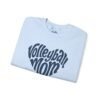 Volleyball Mom Heart Crewneck Sweatshirt | Cozy Game Day Sweatshirt