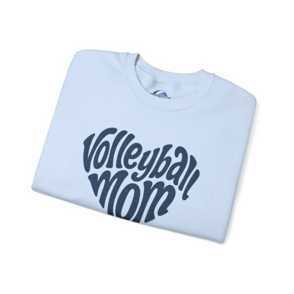 Volleyball Mom Heart Crewneck Sweatshirt | Cozy Game Day Sweatshirt