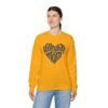 Volleyball Mom Heart Crewneck Sweatshirt | Cozy Game Day Sweatshirt