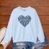Volleyball Mom Heart Crewneck Sweatshirt | Cozy Game Day Sweatshirt