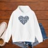 Volleyball Mom Hoodie Heart Design Volleyball Mom Hoodie Heart Design