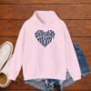 Volleyball Mom Hoodie Heart Design Volleyball Mom Hoodie Heart Design