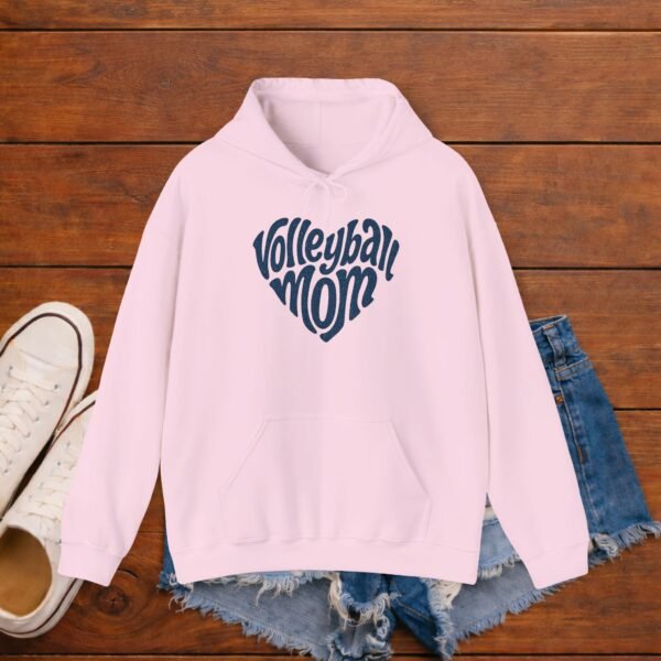 Volleyball Mom Hoodie Heart Design Volleyball Mom Hoodie Heart Design