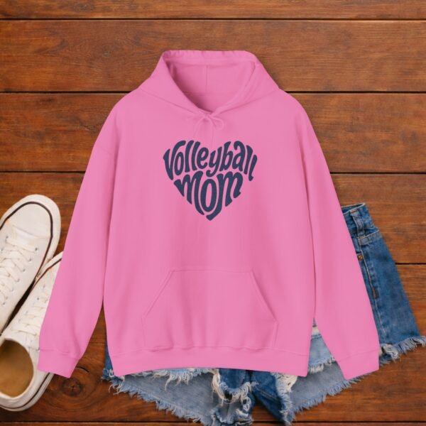 Volleyball Mom Hoodie Heart Design Volleyball Mom Hoodie Heart Design