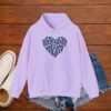 Volleyball Mom Hoodie Heart Design Volleyball Mom Hoodie Heart Design