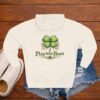 Volleyball Shamrock Fleece Hoodie — "Play with Heart" 3-Panel