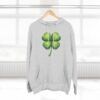 Volleyball Shamrock Fleece Hoodie — "Play with Heart" 3-Panel