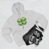 Volleyball Shamrock Fleece Hoodie — "Play with Heart" 3-Panel
