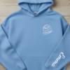 Personalized Volleyball Mama Hoodie with Name on Sleeve