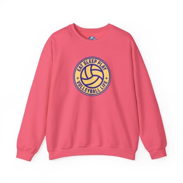 Eat Sleep Play Volleyball Life Crewneck Sweatshirt | Volleyball Mom Game Day Sweatshirt Eat Sleep Play Volleyball Life Crewneck Sweatshirt | Volleyball Mom Game Day Sweatshirt