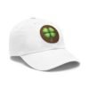 Shamrock Leather Patch Dad Hat — St. Patrick’s Clover Cap