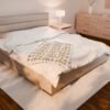 Velveteen Plush Blanket — Cute Puppy Pattern Cozy Throw for Kids & Pets Velveteen Plush Blanket — Cute Puppy Pattern Cozy Throw for Kids & Pets